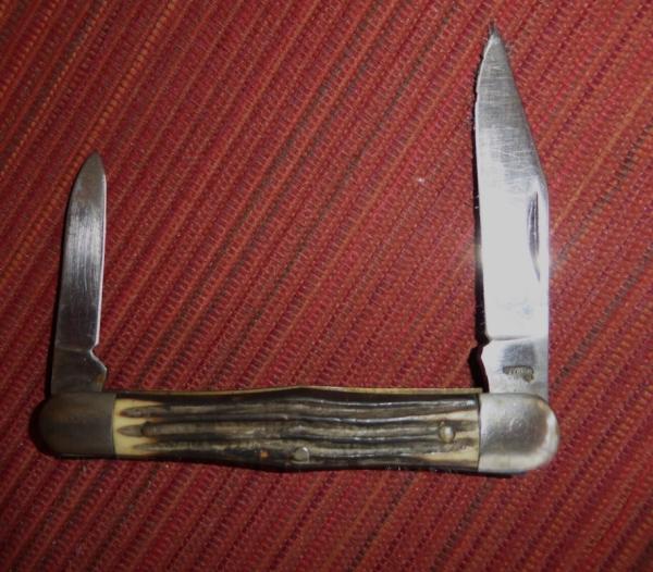 Vintage Queen #47 USA Imitation Winterbottom Half Whittler Knife With Inverted Tang Stamp 1973-1975 Vintage Queen #47 USA Imitation Winterbottom Half Whittler Knife With Inverted Tang Stamp 1973-1975