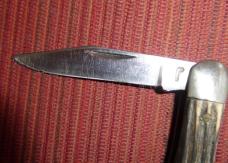 Vintage Queen #47 USA Imitation Winterbottom Half Whittler Knife With Inverted Tang Stamp 1973-1975