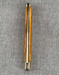 Queen Cutlery – 1995 NKCA Youth Knife – Slimline Brown Bone – NIB