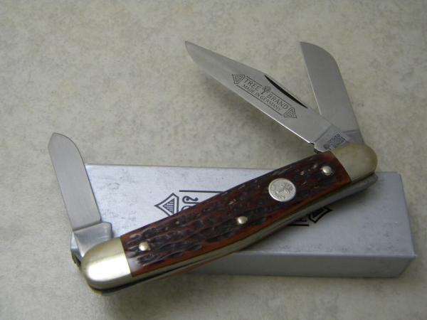 Boker Tree Brand Solingen Germany 8573 Bone Stockman Knife NIB Boker Tree Brand Solingen Germany 8573 Bone Stockman Knife NIB