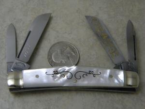 Fightn Rooster Germany Pearl "Captain's Rooster" Congress Knife