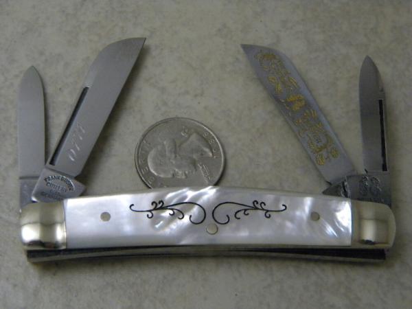 Fightn Rooster Germany Pearl "Captain's Rooster" Congress Knife