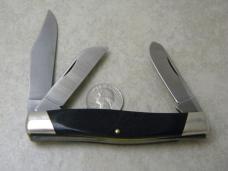 Buck 307 USA Saw Cut Black Stockman Knife c.1975-1985
