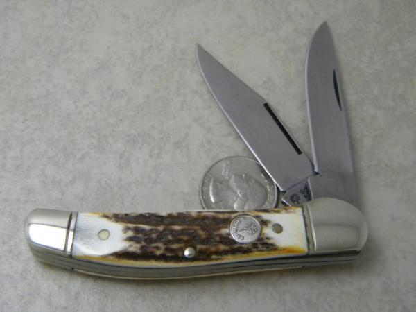 Boker Solingen Germany Stag Copperhead Knife Boker Solingen Germany Stag Copperhead Knife