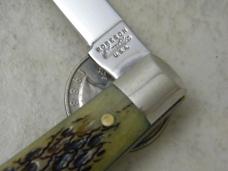 Robeson Shuredge USA Green Bone Muskrat Knife 1 of 400