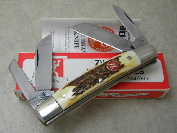 J.A. Henckels Germany Stag Congress Knife NIB J.A. Henckels Germany Stag Congress Knife NIB