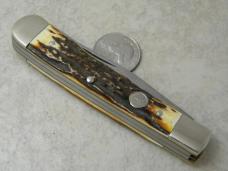 Boker Solingen Germany Stag Trapper Knife