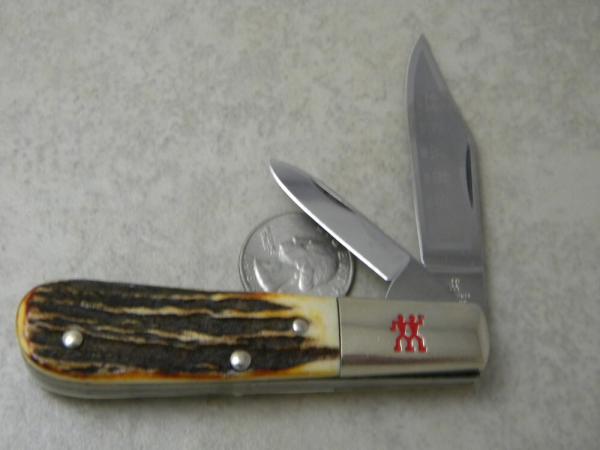 Boker Solingen Germany Stag Trapper Knife