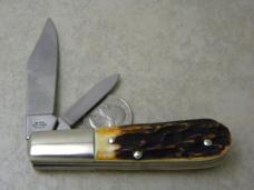 Boker Solingen Germany Stag Trapper Knife