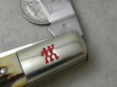 Boker Solingen Germany Stag Trapper Knife