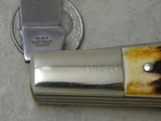 Boker Solingen Germany Stag Trapper Knife