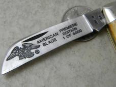 Case XX USA 8 Dot 5288 Stag Two American Blade Premier Congress Knife