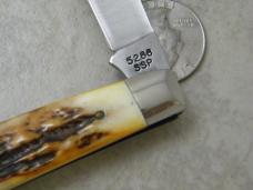 Case XX USA 8 Dot 5288 Stag Two American Blade Premier Congress Knife