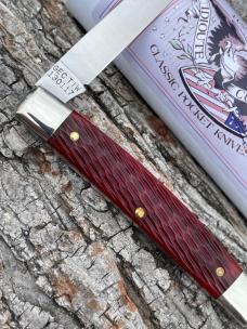 GEC TIDIOUTE ** 130117 RUST/RED JIGGED BONE WHIP