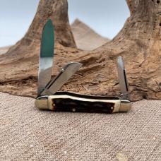 Hen & Rooster Bertram Cutlery Solingen Germany, Bone, NKCA 1980, #3000 / 12,000, Stockman (50)