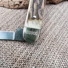 Hen & Rooster Bertram Cutlery Solingen Germany, Bone, NKCA 1980, #3000 / 12,000, Stockman (50)