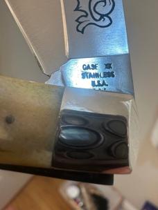 1977 Case XX Stag Trapper *(VARIANT)* 5254 SSP. Beautiful & unique combo with documented stamp error