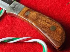 Queen Cutlery Rawhide Series - Drop Point Hunter #4180 1980's 1990's 