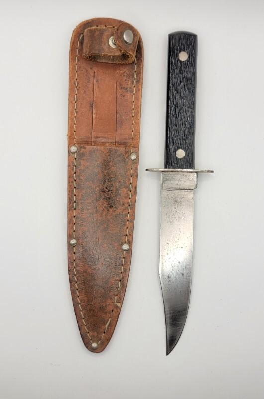 Vintage Crown Imperial USA Hunting Knife w/ Sheath 