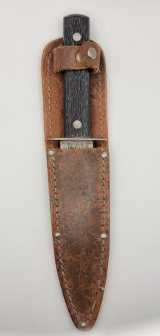 Vintage Crown Imperial USA Hunting Knife w/ Sheath 