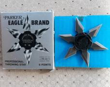 vintage 80's Parker Eagle Brand Professional Throwing Star Japan 