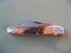   DANIELS FAMILY KNIFE BRANDS-TITUSVILLE CUTLERY-ROOSTER COMB-BURNT STAG #1