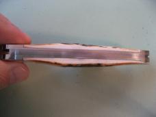   DANIELS FAMILY KNIFE BRANDS-TITUSVILLE CUTLERY-ROOSTER COMB-BURNT STAG #1