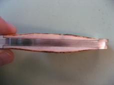   DANIELS FAMILY KNIFE BRANDS-TITUSVILLE CUTLERY-ROOSTER COMB-BURNT STAG #2