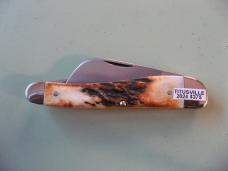   DANIELS FAMILY KNIFE BRANDS-TITUSVILLE CUTLERY-ROOSTER COMB-BURNT STAG #3