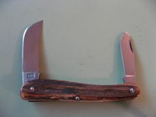   DANIELS FAMILY KNIFE BRANDS-TITUSVILLE CUTLERY-ROOSTER COMB-BURNT STAG SHADOW #2