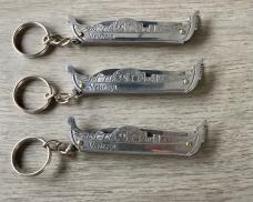 Vintage NOS Venezia Gondola Key Chain (set of 3 )
