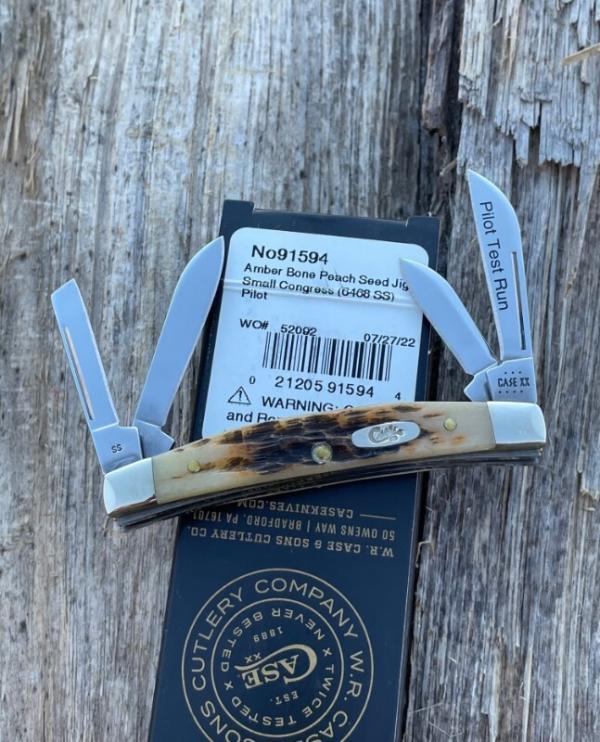 CASE XX ** AMBER PILOT TEST RUN 2022 SMALL 4 BLADE CONGRESS