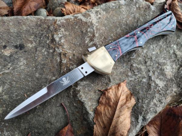 Custom Hunter 10 inch ECC Gravity Knife by Rubens Blades  Ambidextrous 