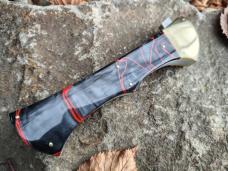 Custom Hunter 10 inch ECC Gravity Knife by Rubens Blades  Ambidextrous 