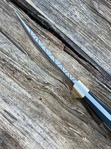  LEROY REMER & WBC BUCK 401 KALINGA **  BUFFALO HORN NICKEL SILVER HOWLING WOLF #13