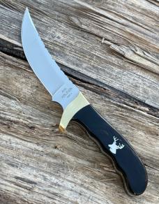  LEROY REMER & WBC BUCK 401 KALINGA ** BUFFALO HORN NICKEL SILVER DEER INLAY #14