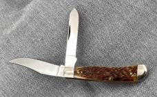 Queen Master Cutler – Mini Trapper – Rogers Jig Bone – 1977 