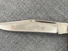 Queen Cutlery – Small Single Blade Trapper – Red Winterbottom – PROTOTYPE NKCA Youth Knife