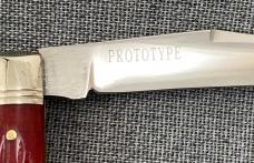 Queen Cutlery – Small Single Blade Trapper – Red Winterbottom – PROTOTYPE NKCA Youth Knife