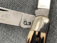 Queen Cutlery – Winterbottom Delrin Stockman – Pattern # 61 – 1976 