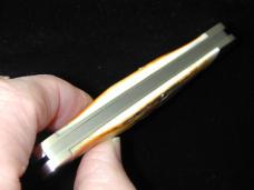 Titusville Cutlery Genuine Burnt Stag Rooster Comb Farmer Knife Super Rare 1 of 45 COA USA Made 2024