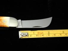 Titusville Cutlery Genuine Burnt Stag Rooster Comb Farmer Knife Super Rare 1 of 45 COA USA Made 2024