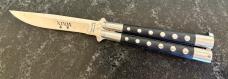 Vintage Valor Balisong Butterfly Knife, Model 527 Ninja, Japan, Unused