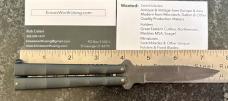 Vintage Taylor Dragon Claw Balisong Butterfly Knife, Japan, Unused
