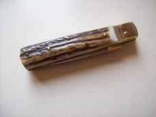 Vintage Hubertus Knife 09 Slimline Scarce Genuine Stag/Antler UNUSED Old Ritter Factory!