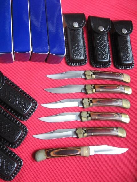 *Black Friday Sale* Older Folding Hunter Leverlock Switchblade Knife - New Old Stock!