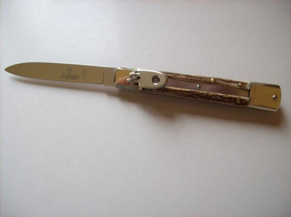Hubertus Knife West German Old Ritter Factory Size 12 Slimline Genuine Stag/ Antler UNUSED! Hubertus Knife West German Old Ritter Factory Size 12 Slimline Genuine Stag/ Antler UNUSED!