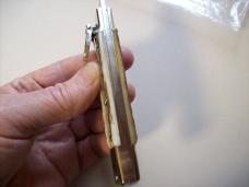 Hubertus Knife West German Old Ritter Factory Size 12 Slimline Genuine Stag/ Antler UNUSED!