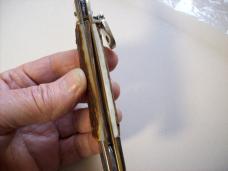 Hubertus Knife West German Old Ritter Factory Size 12 Slimline Genuine Stag/ Antler UNUSED!