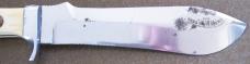 Ivory handled PUMA White Hunter Knife with leather Sheath